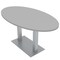 Skutchi Designs 33.5 in W, 69.5 in L, 29 in H, Engineered Wood Top, Grey HAR-OVL-34x70-DOU-XD01 - alternate 1